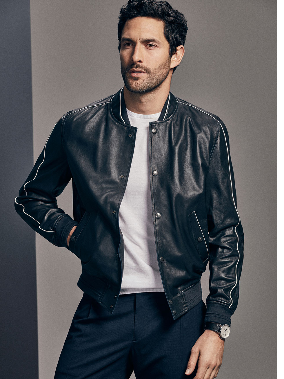 Leather Jackets Men Massimo Dutti