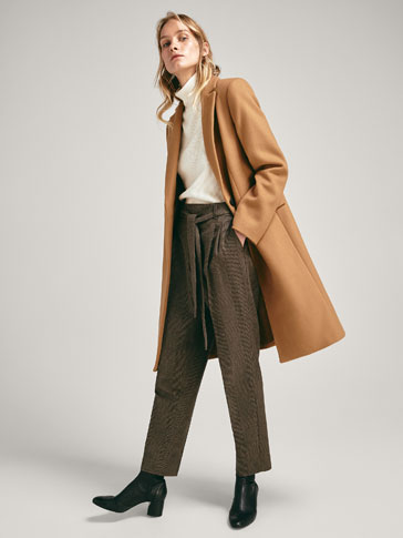 massimo dutti camel coat