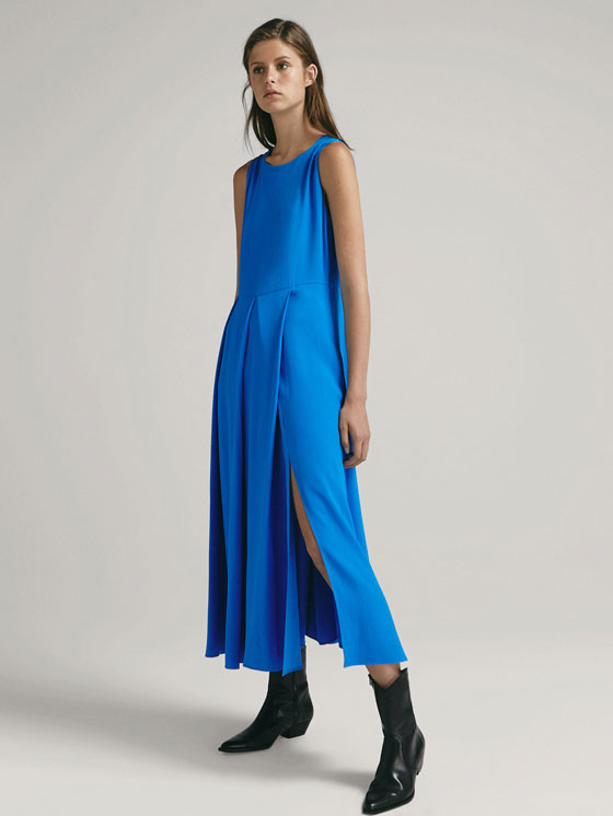 Massimo Dutti PLEATED DRESS at Â£99.95 | love the brands