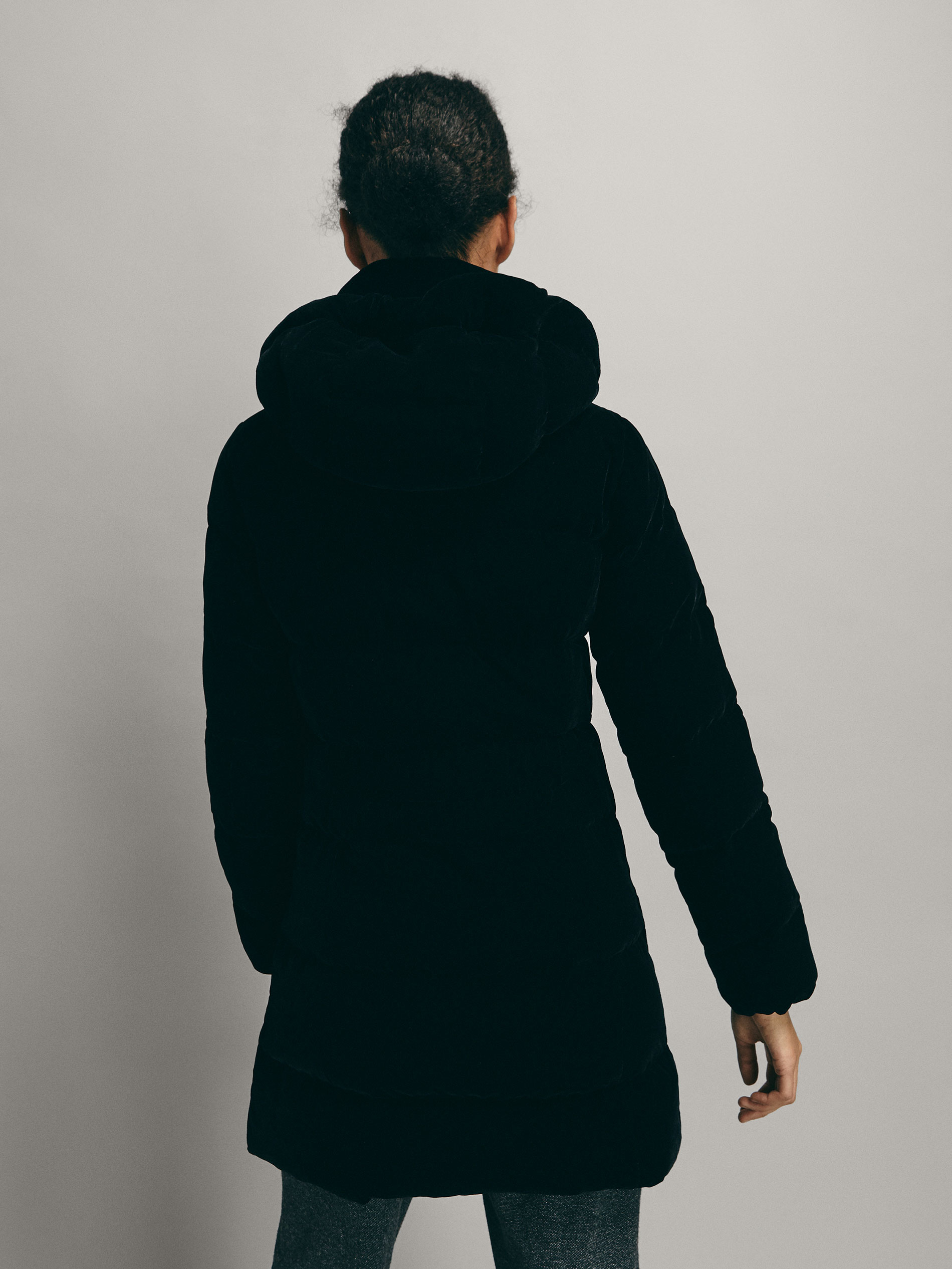 Massimo Dutti VELVET DOWN JACKET at Â£179 | love the brands