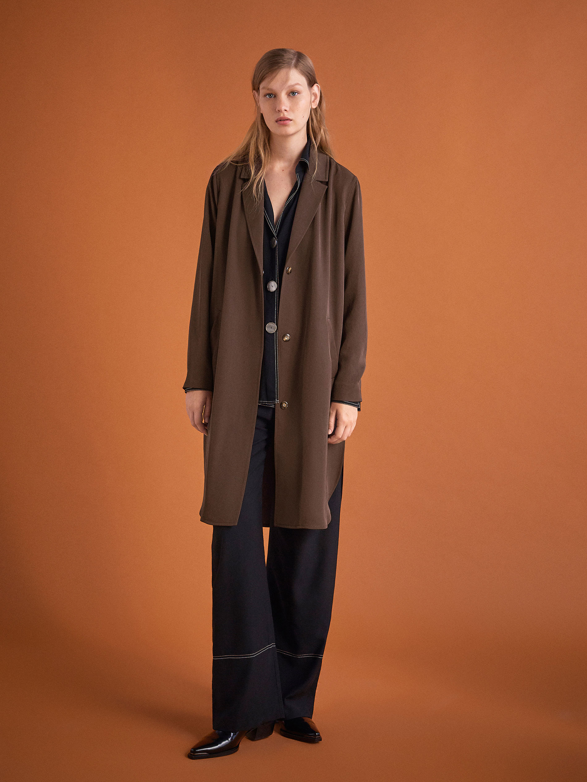 Massimo Dutti LOOSE-FITTING BLAZER COAT at £139 | love the brands