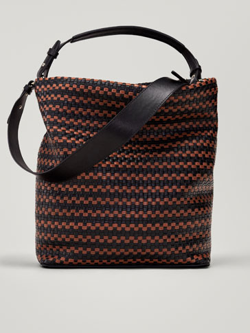 Braided Leather Handbag Women Massimo Dutti Braided Leather Handbag Women Massimo Dutti