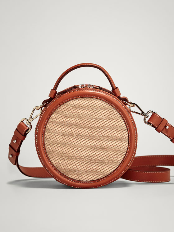 massimo dutti leather crossbody bag