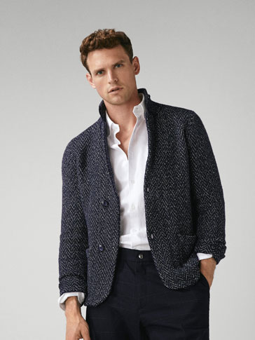 blazer style cardigan