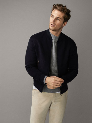 bomber jacket massimo dutti