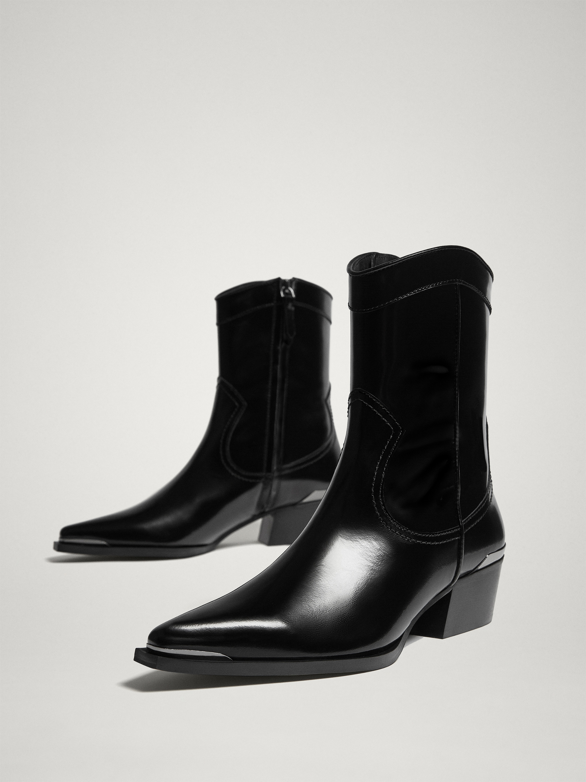 massimo dutti cowboy boots
