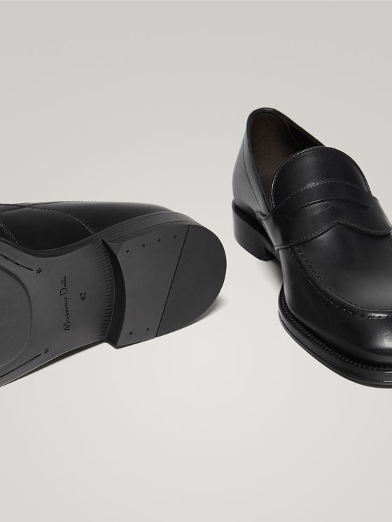 massimo dutti leather wellies