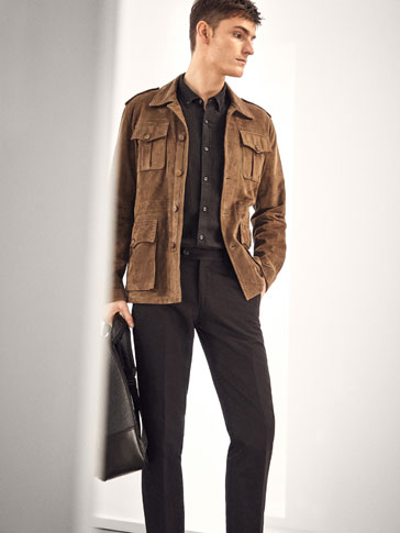 Leather jackets - Jackets - MEN - Massimo Dutti - United Kingdom