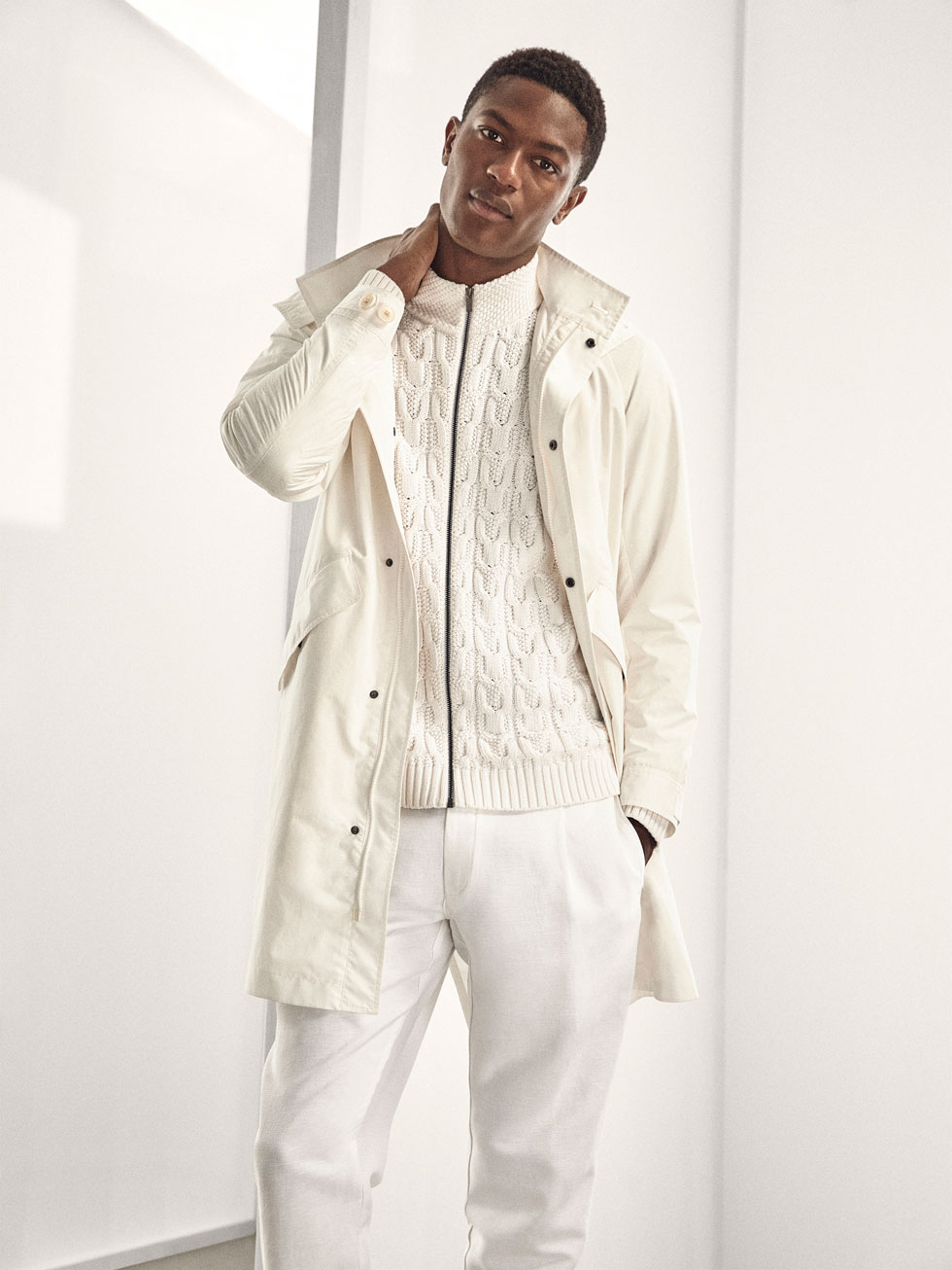 Mens Black Traditional Double Ted Long Trench Coat Mac Ursmart And Brief Paragraph Double Ted Men S Windbreaker With Waist Rice White Male Trench Coat
