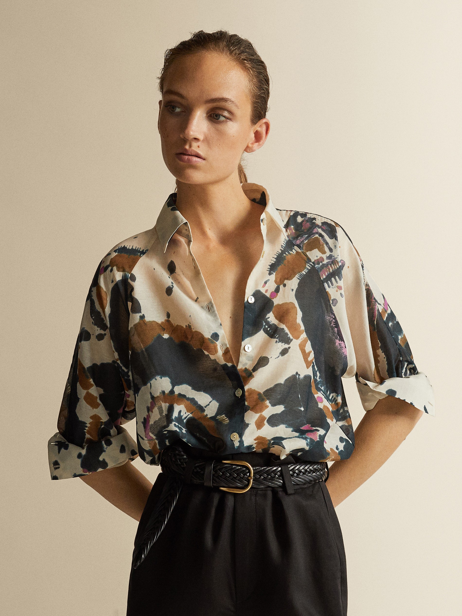 massimo dutti mujer camisetas