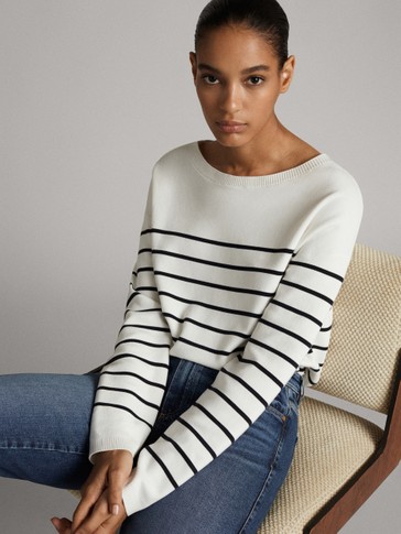 Jersey rayas massimo dutti clearance