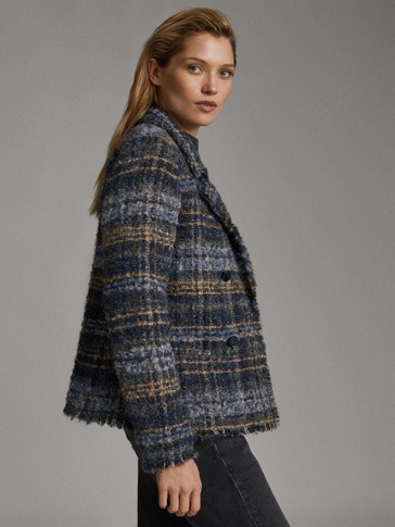 Massimo dutti tweed jacket Clearance