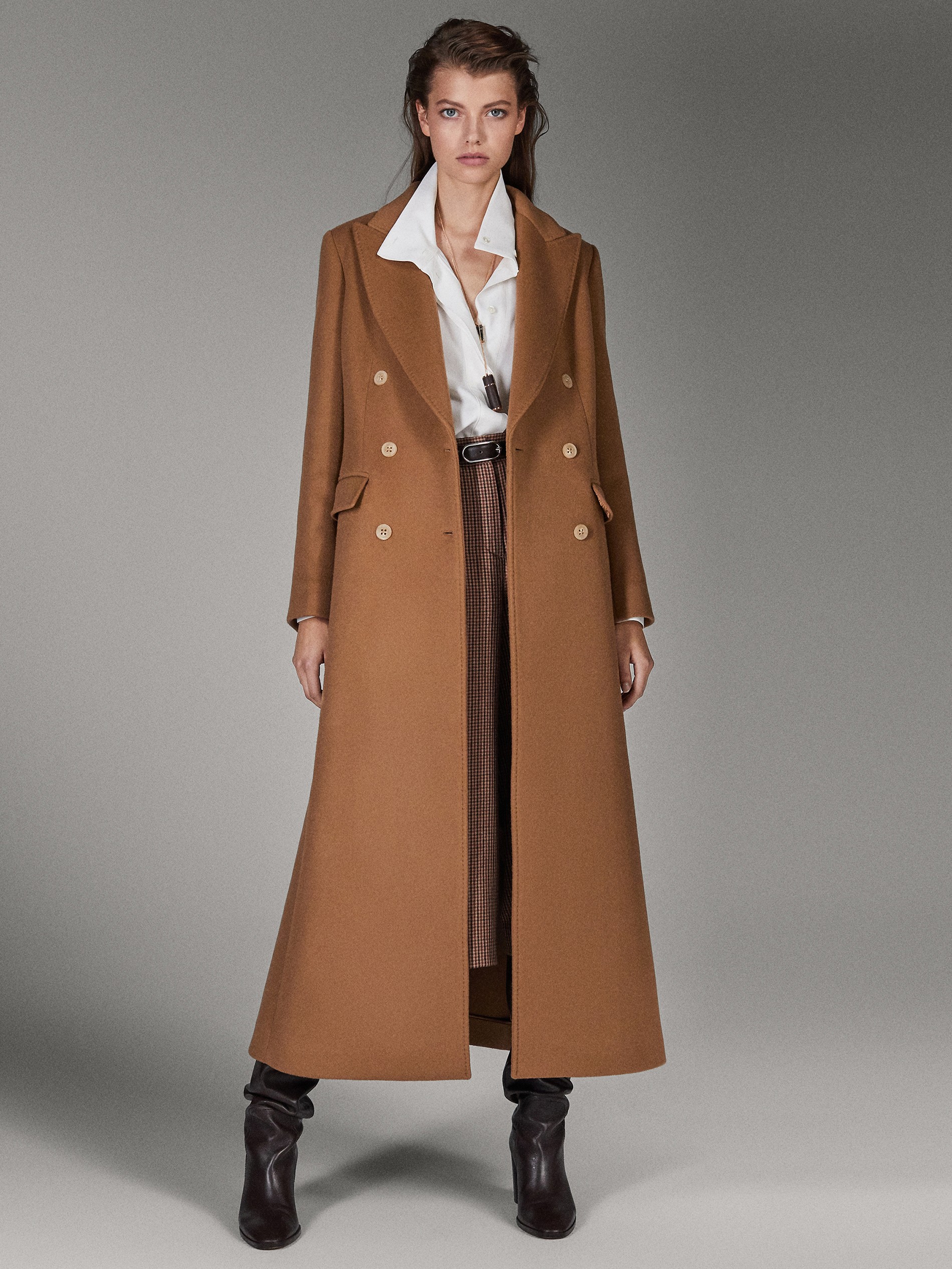 long camel coat womens