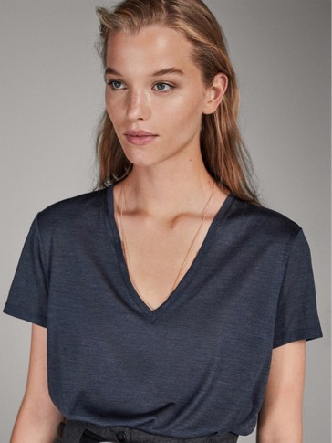 camisetas massimo dutti mujer
