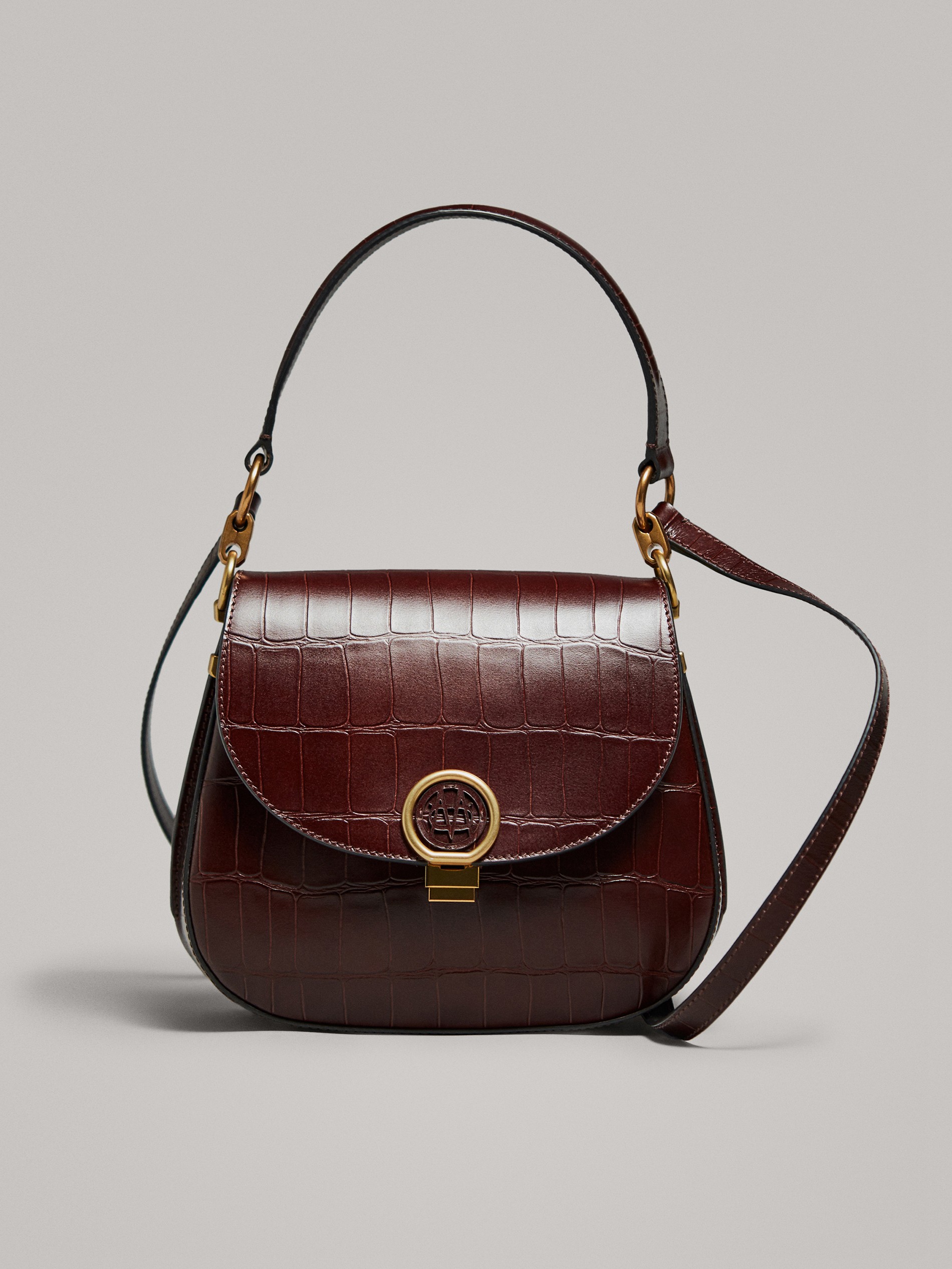 massimo dutti leather bag