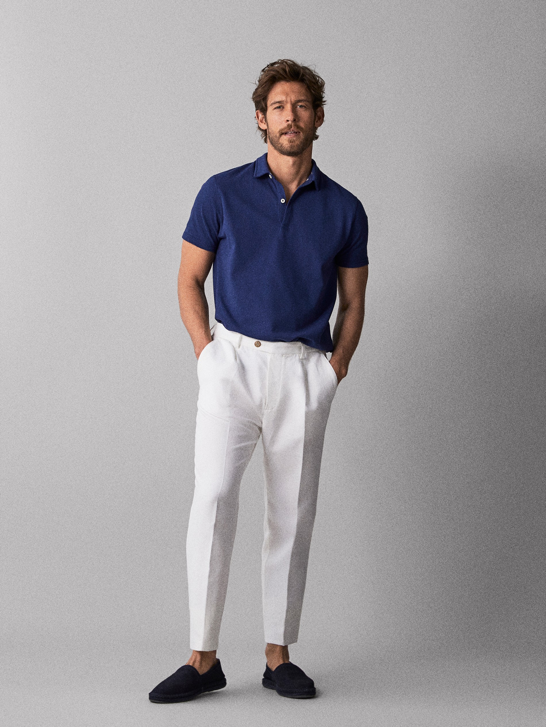 polo shirt with loafers
