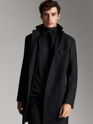 massimo dutti peacoat