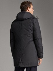 BLACK TECHNICAL PARKA
