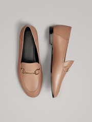 PINK LOAFERS WITH BUCKLE