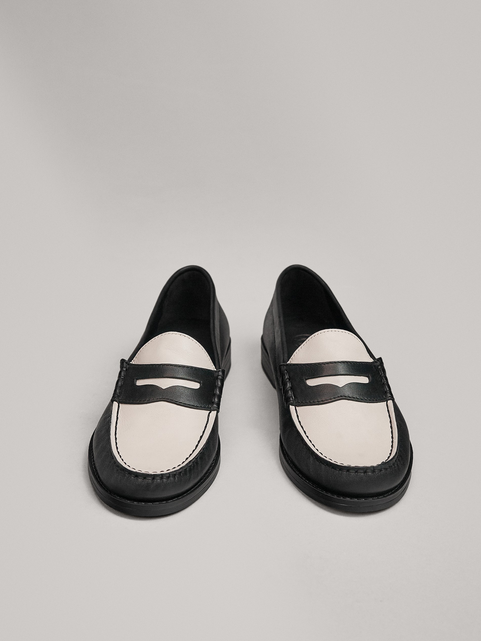 two tone loafers ladies