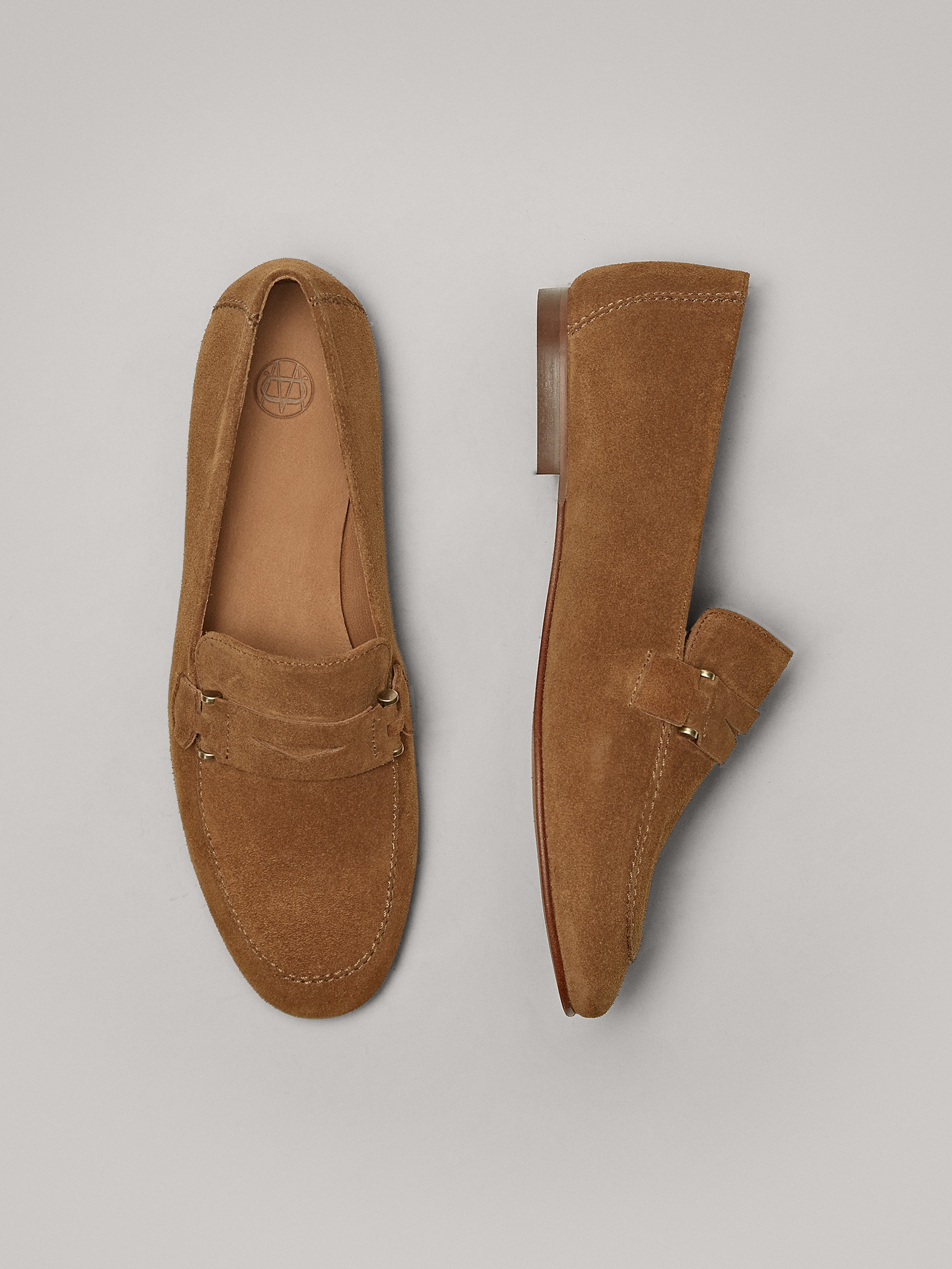 massimo dutti animal print loafers