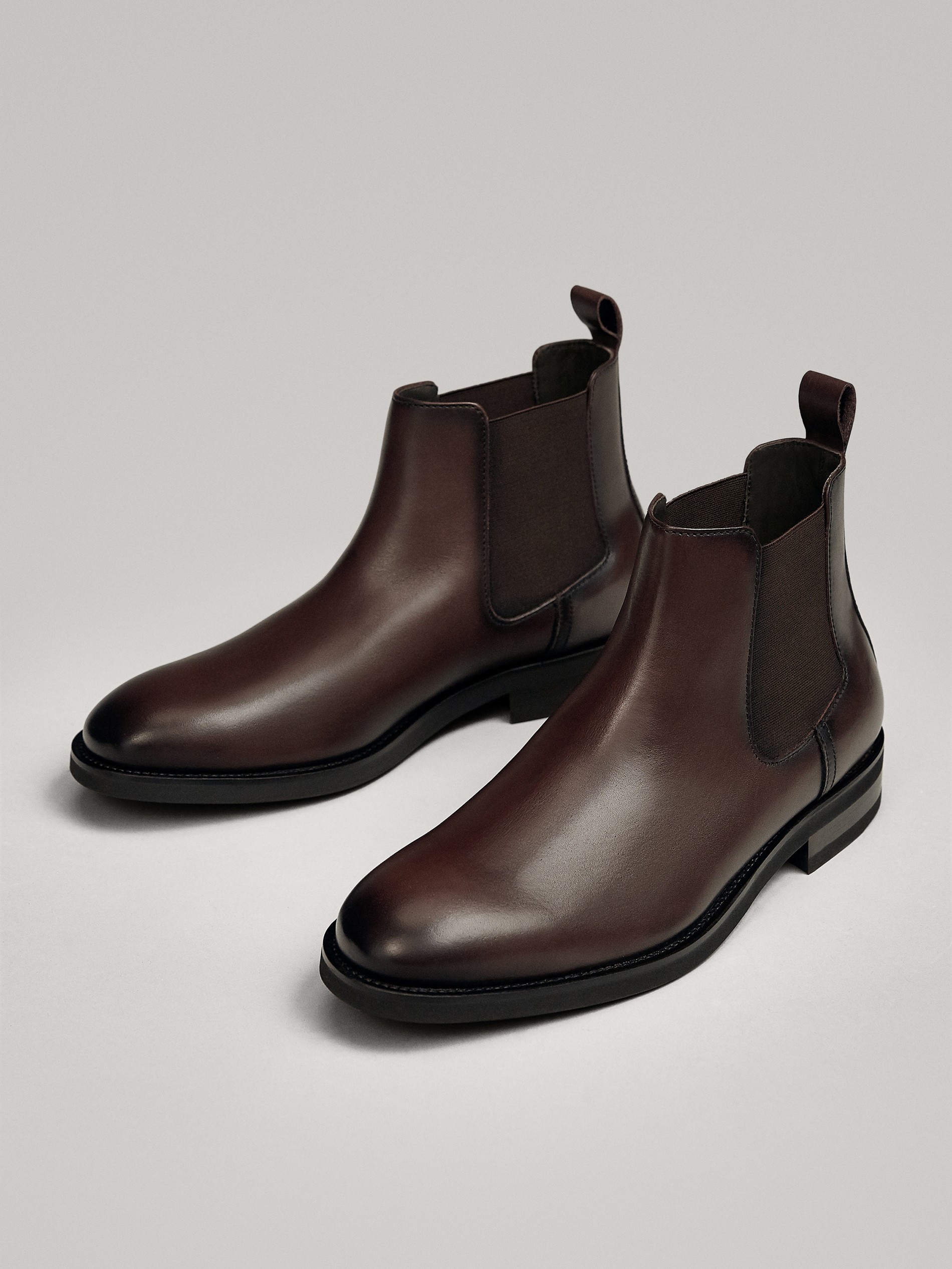 massimo dutti brown boots