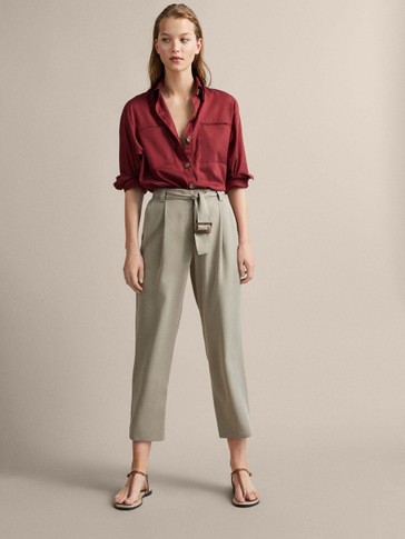 Pantalones Rebajas Massimo Dutti Honduras Mujer LMSUpGqVz