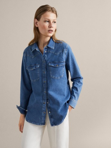 مهيمن جين اوستين انقراض massimo dutti camisa vaquera mujer - rdarajouri.com