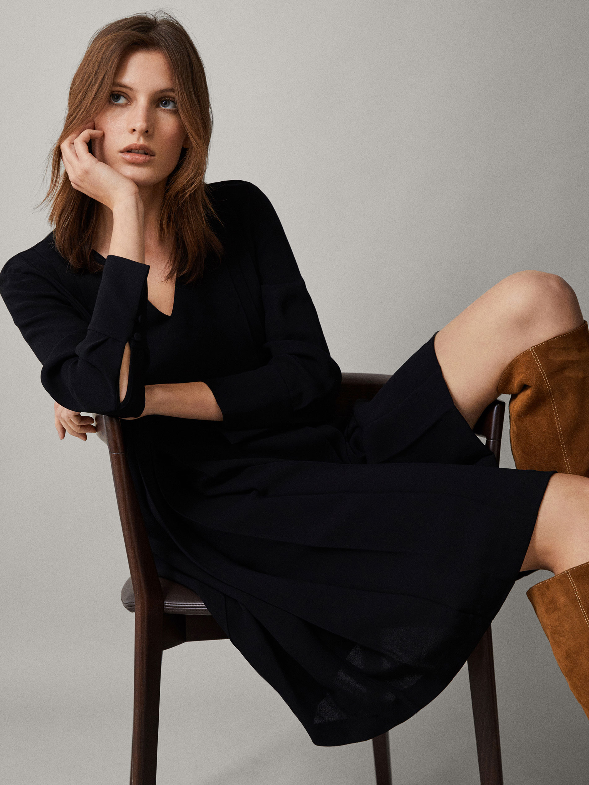 Massimo Dutti PLEATED DRESS at Â£49.95 | love the brands