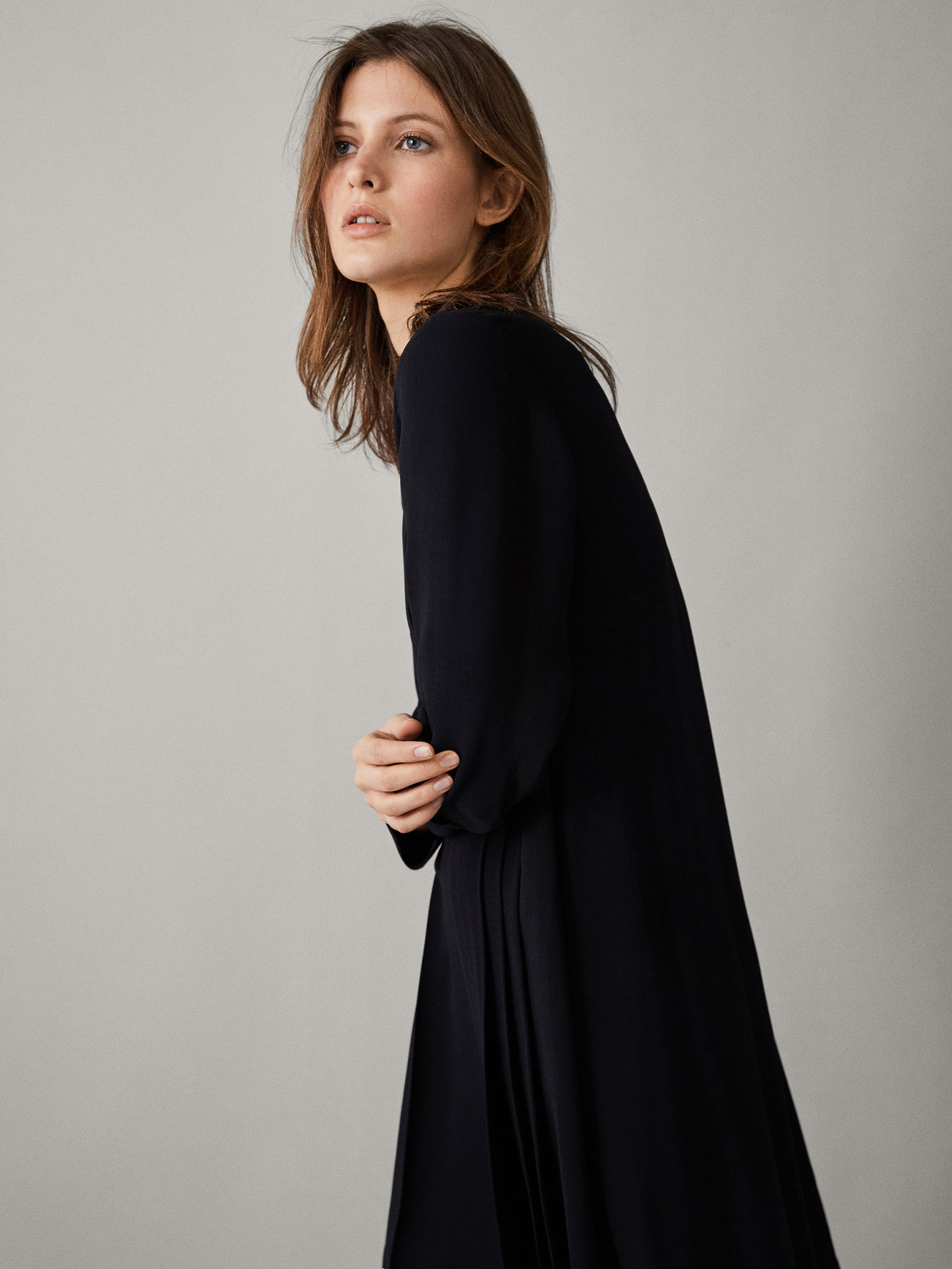 Massimo Dutti PLEATED DRESS at Â£49.95 | love the brands
