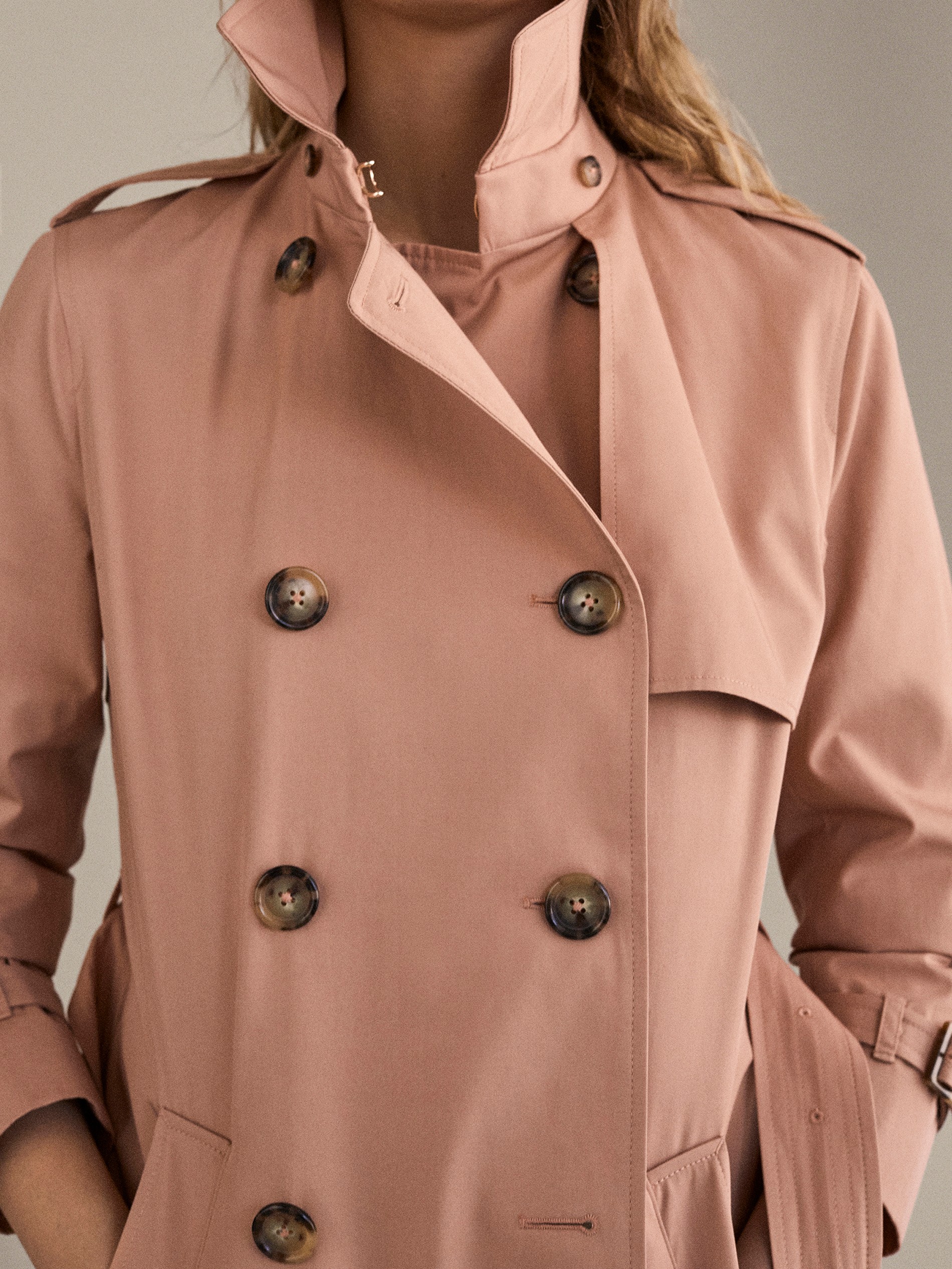 Massimo Dutti CLASSIC COTTON TRENCH COAT at £149 | love the brands