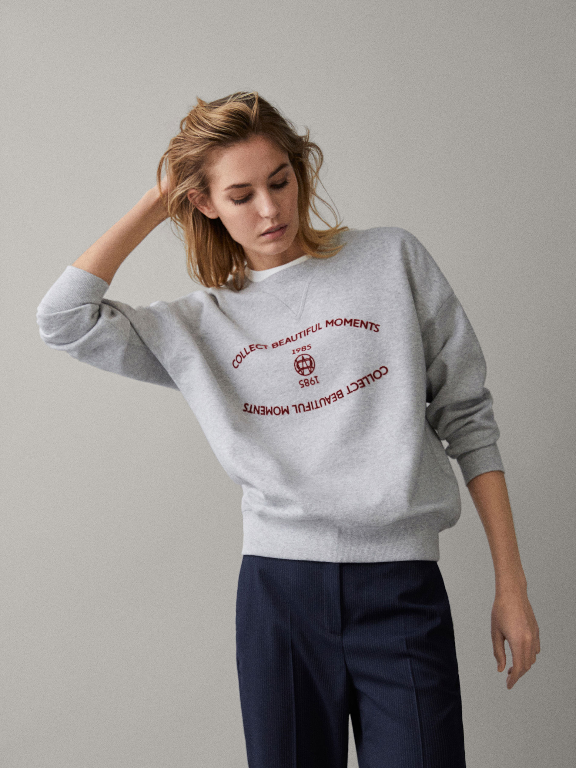 Dutti Massimo Cotton Beautiful Collect Sweatshirt Moments Women qB7YwZ1