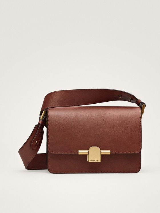 massimo dutti leather crossbody bag