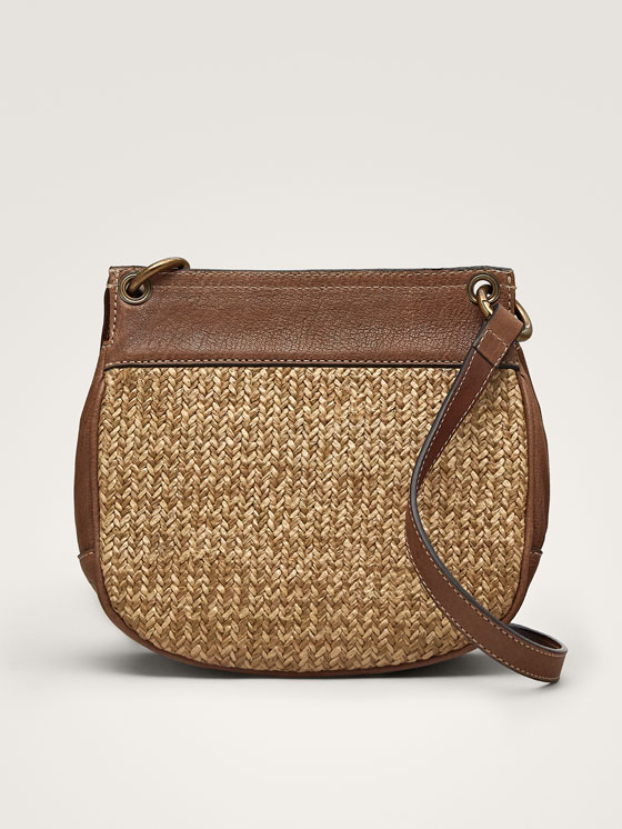 crossbody raffia bag