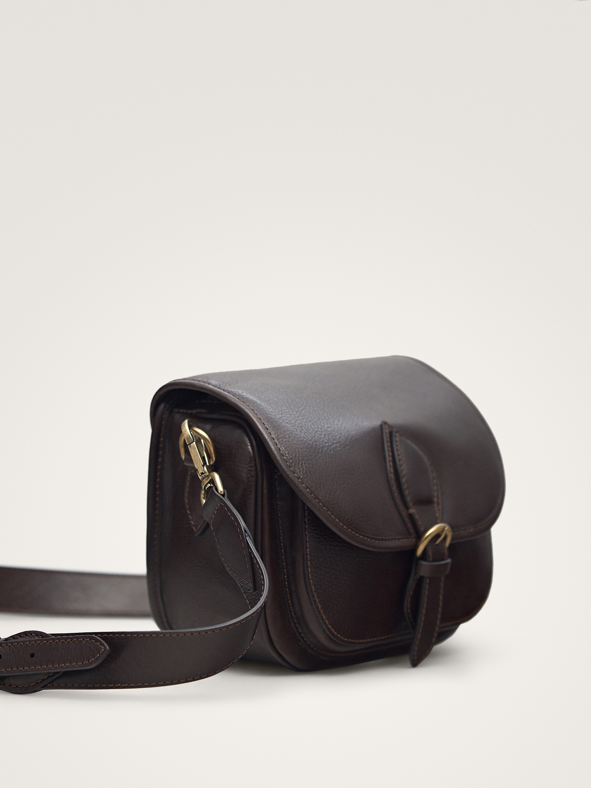 massimo dutti leather crossbody bag