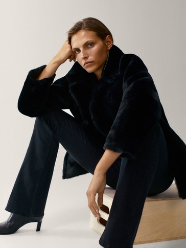 massimo dutti peacoat