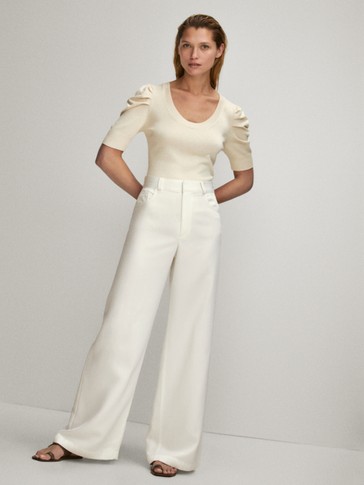 Massimo dutti womens trousers clearance
