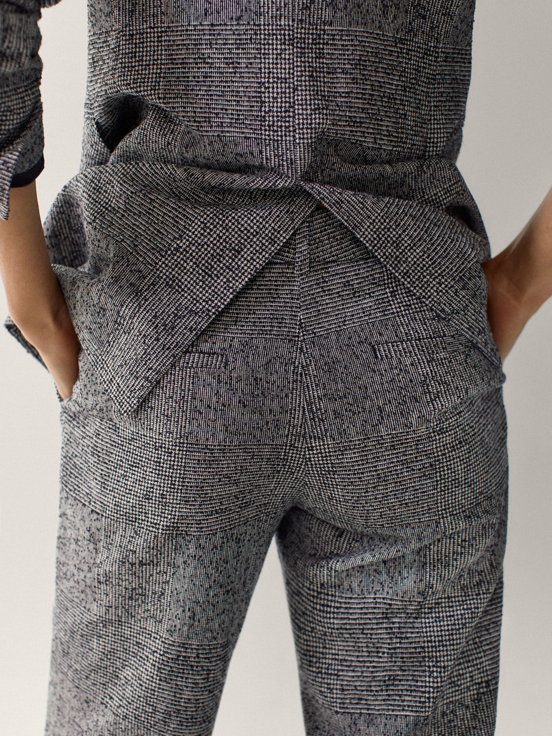 Massimo Dutti pantalón cuadros culotte | RopaModaMujer.es