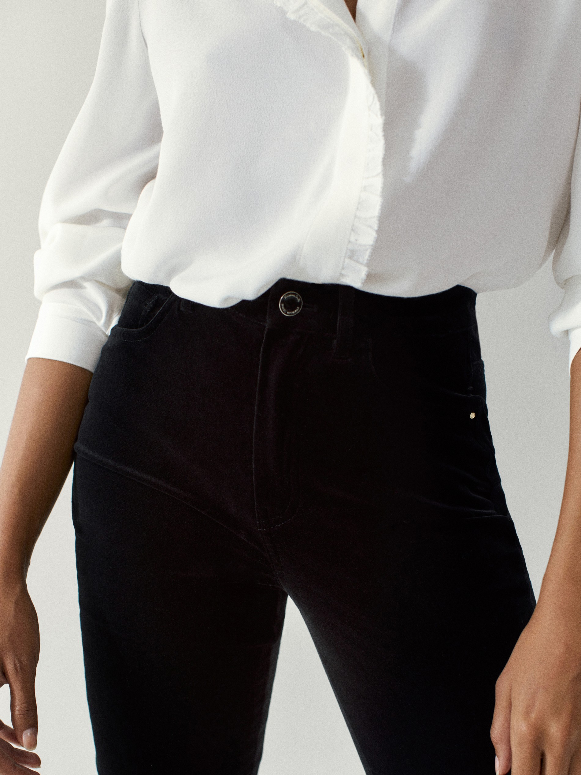 massimo dutti high rise skinny jeans