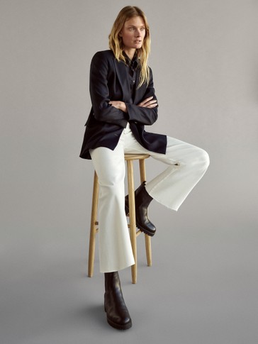 culotte high waist jeans