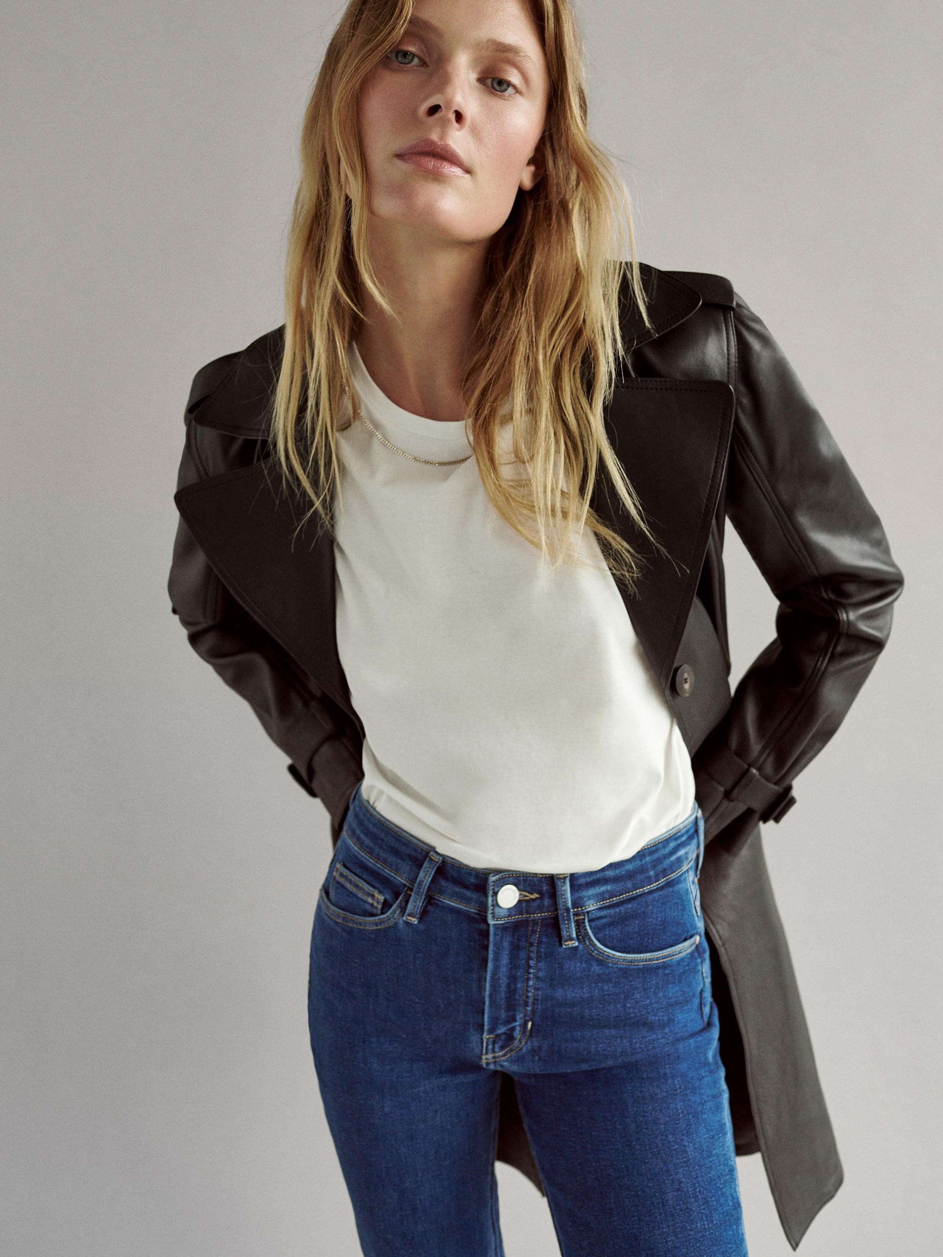 massimo dutti straight leg jeans