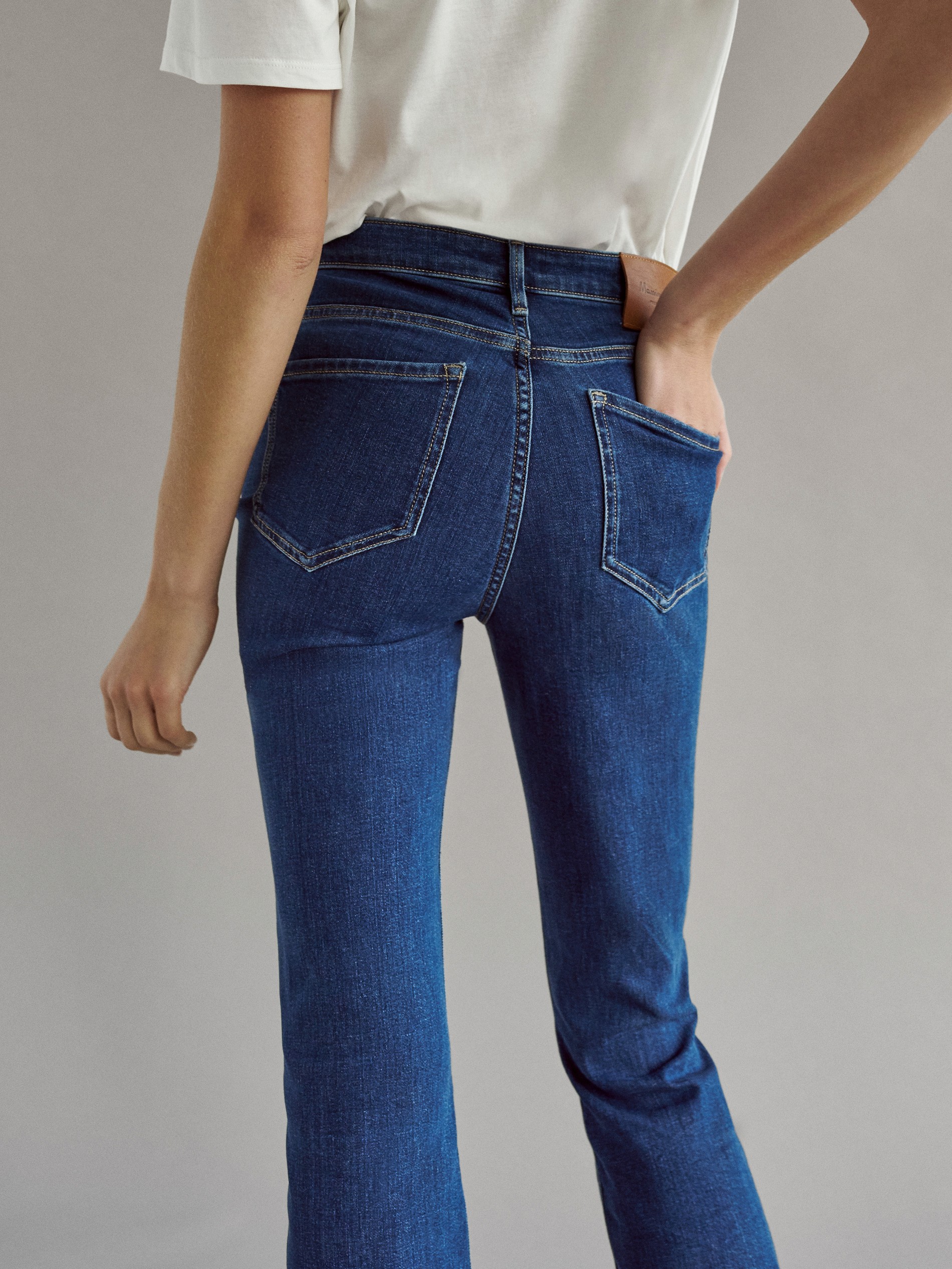 massimo dutti high rise skinny jeans