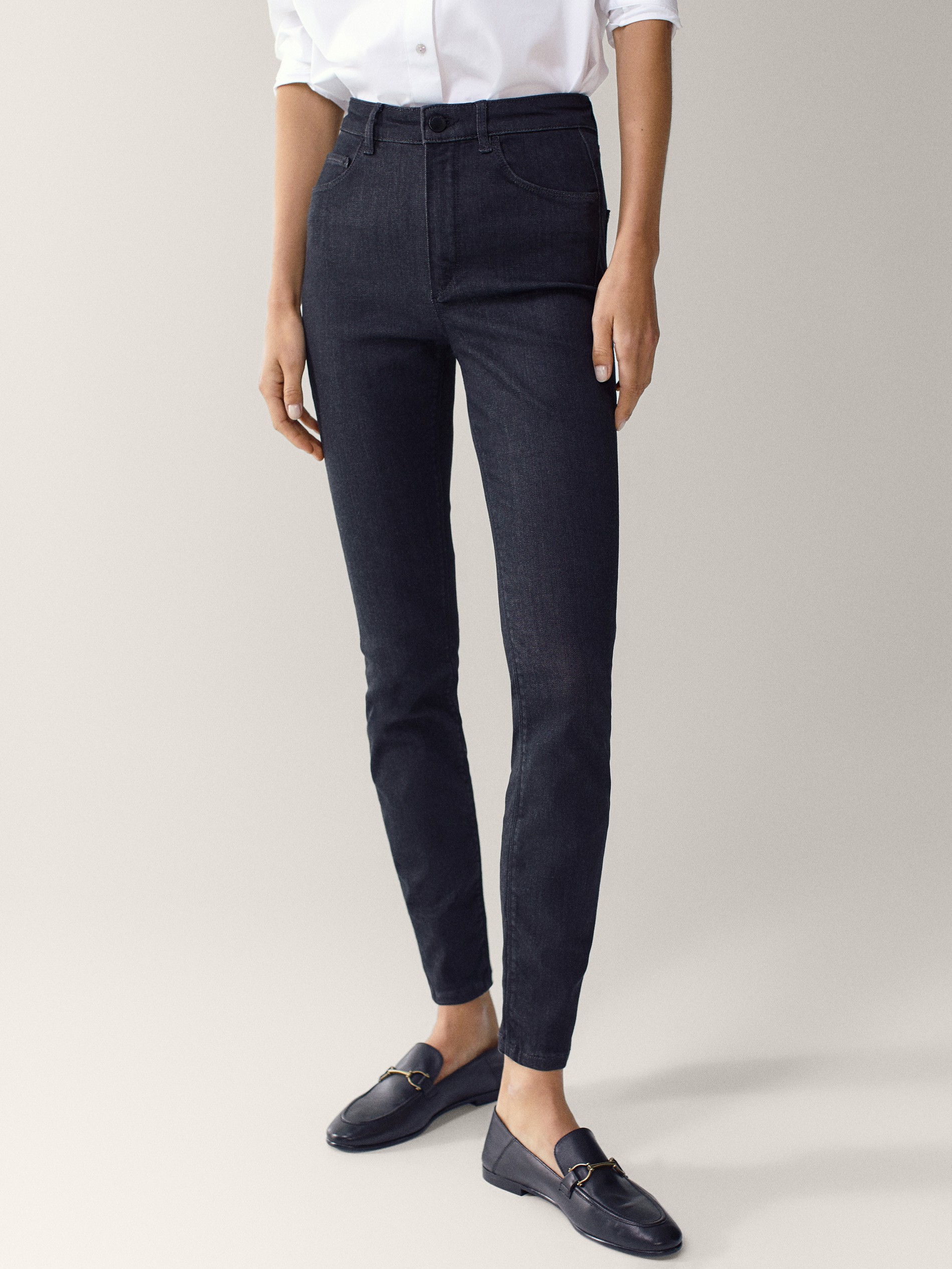 massimo dutti high waist jeans