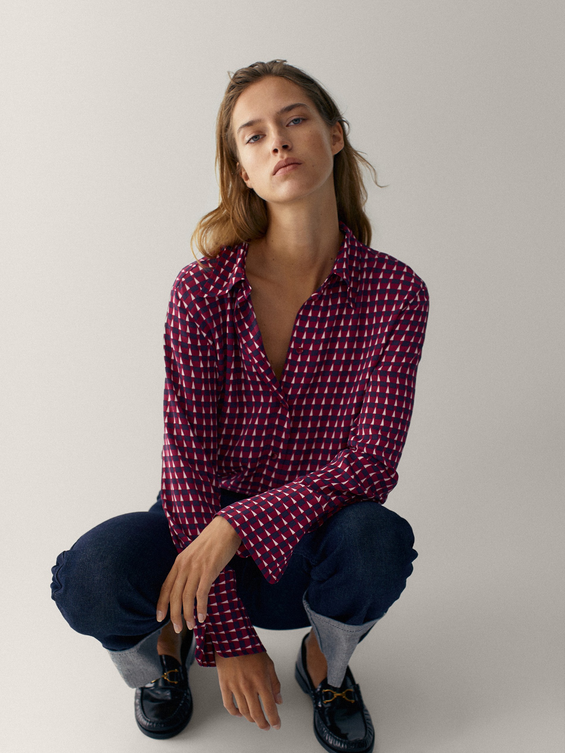 massimo dutti camisas senhora