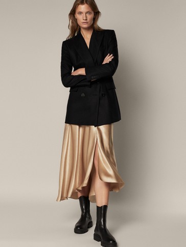 Massimo dutti satin skirt Clearance