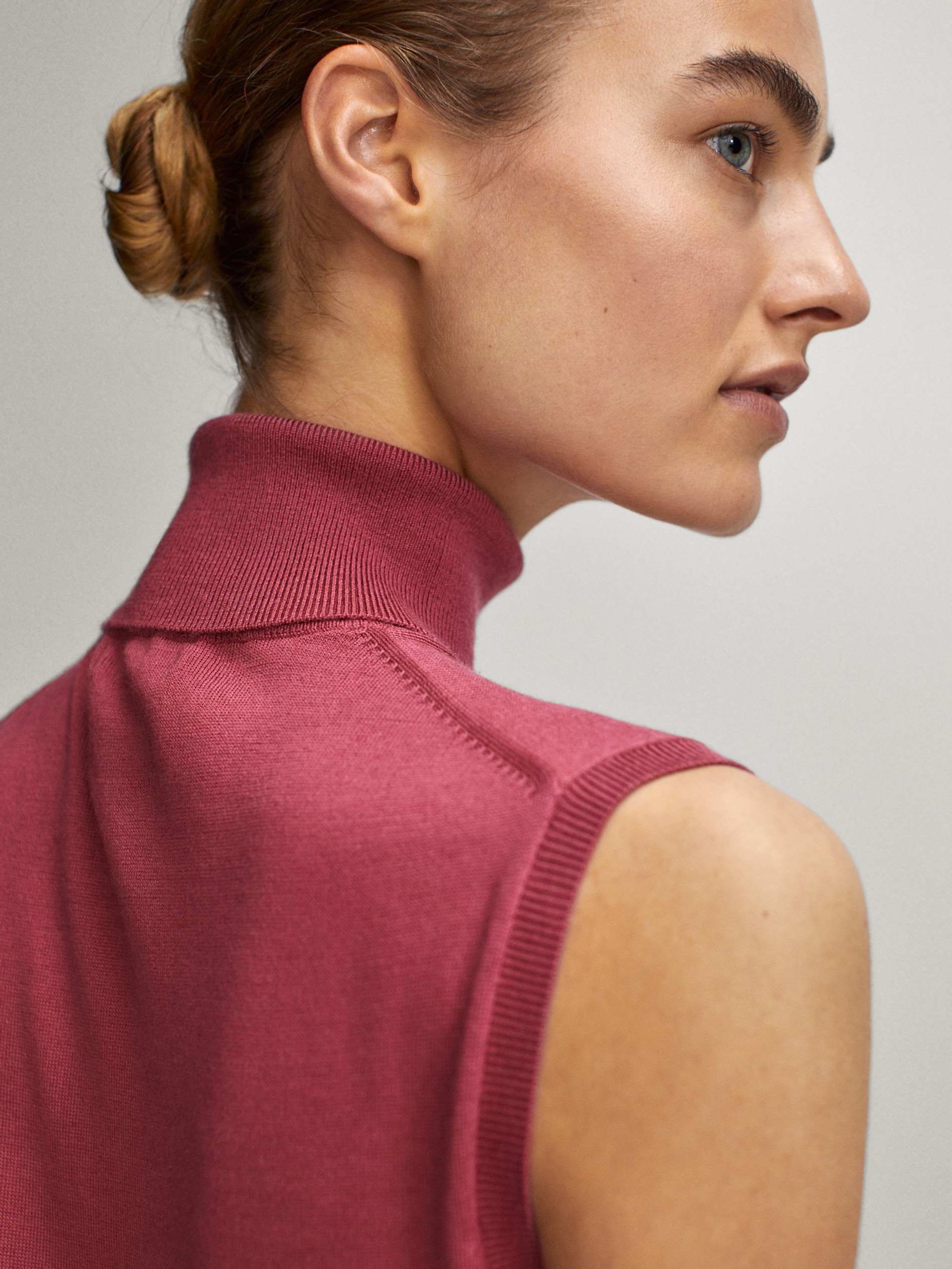 massimo dutti red sweater