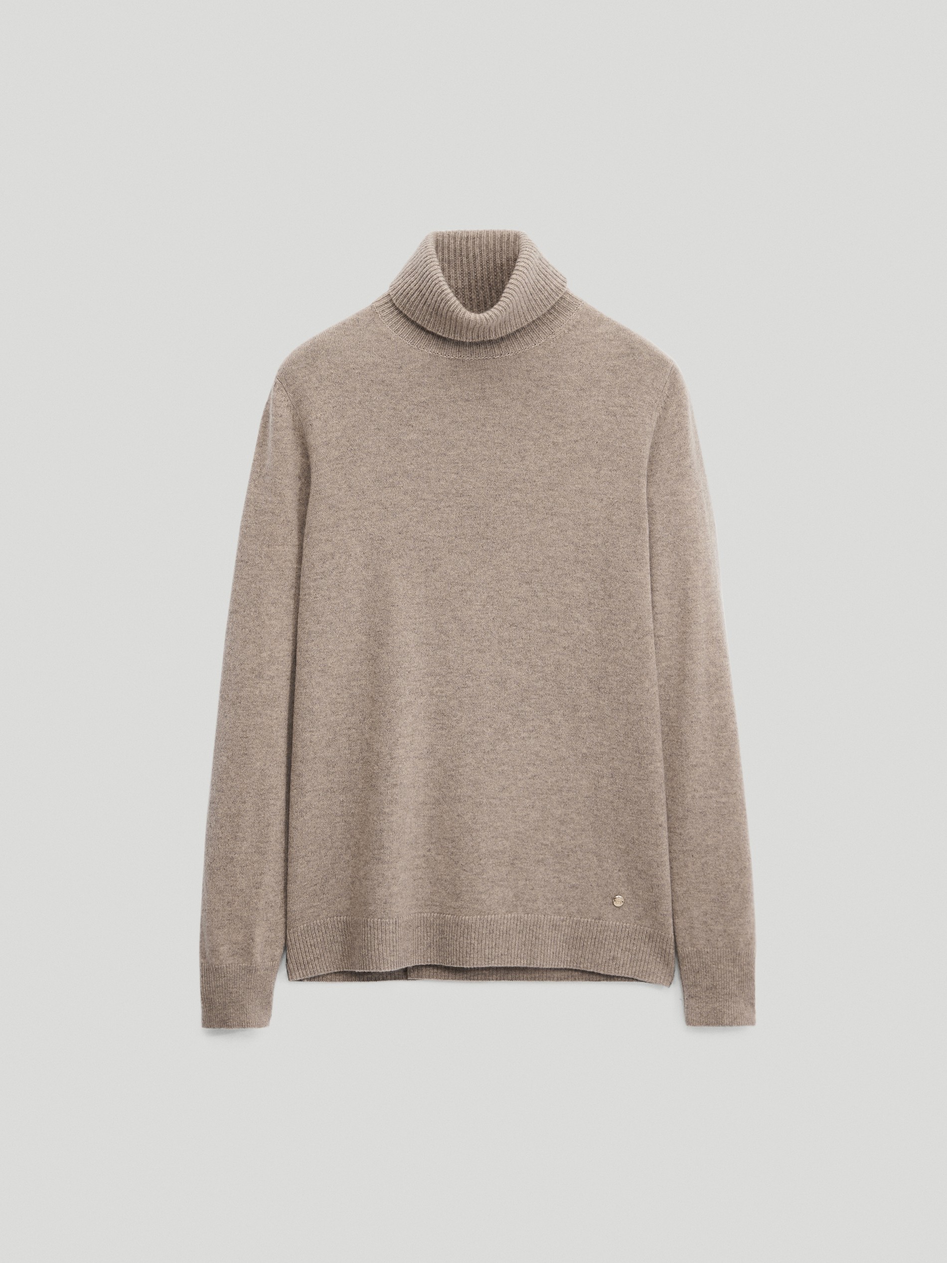 grey cashmere turtleneck sweater women's