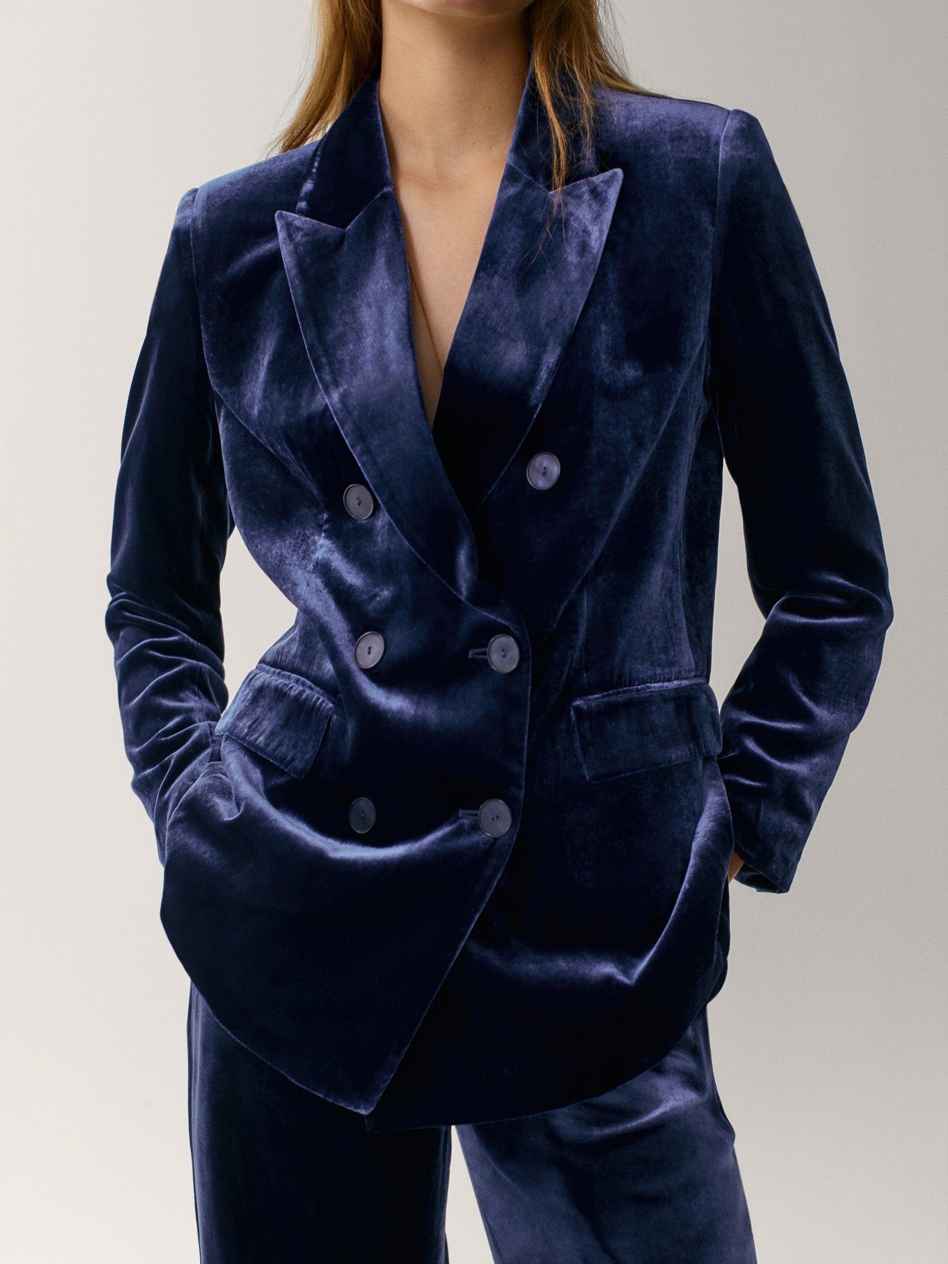 massimo dutti velvet coat