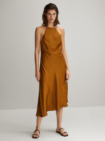 vestidos compridos massimo dutti