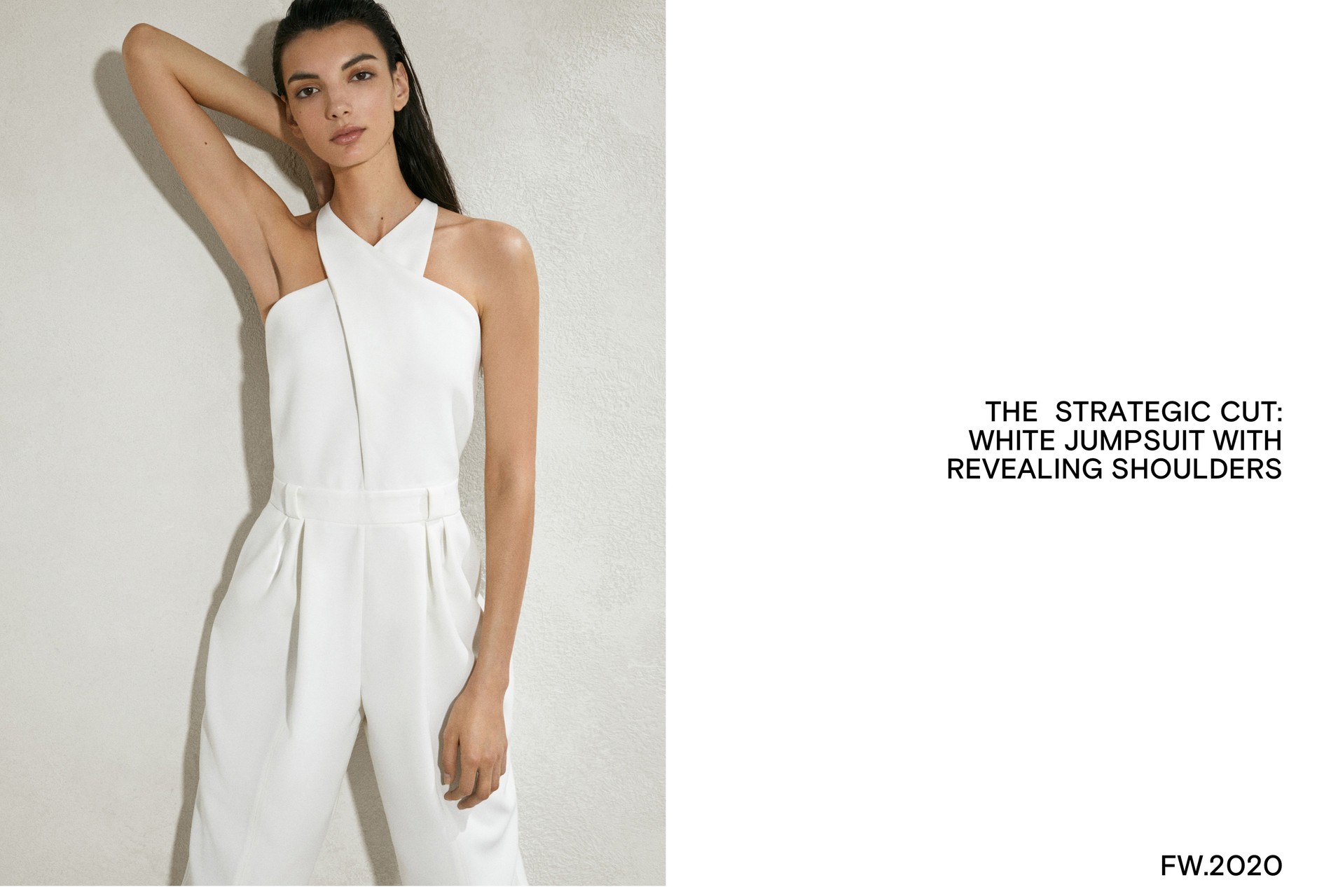 massimo dutti white jumpsuit